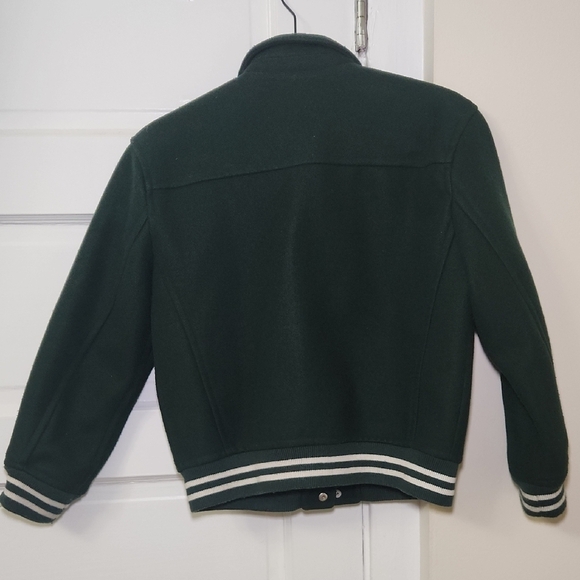 GAP Kids Dark Green Varsity Jacket - Picture 3 of 5